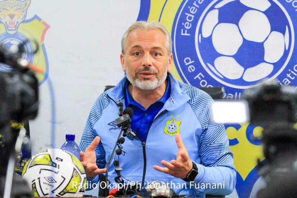 Sébastien Desabre, sélectionneur de l'équipe nationale de football de la RDC